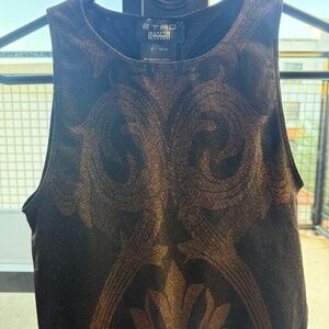 ETRO Metallic Jacquard Top